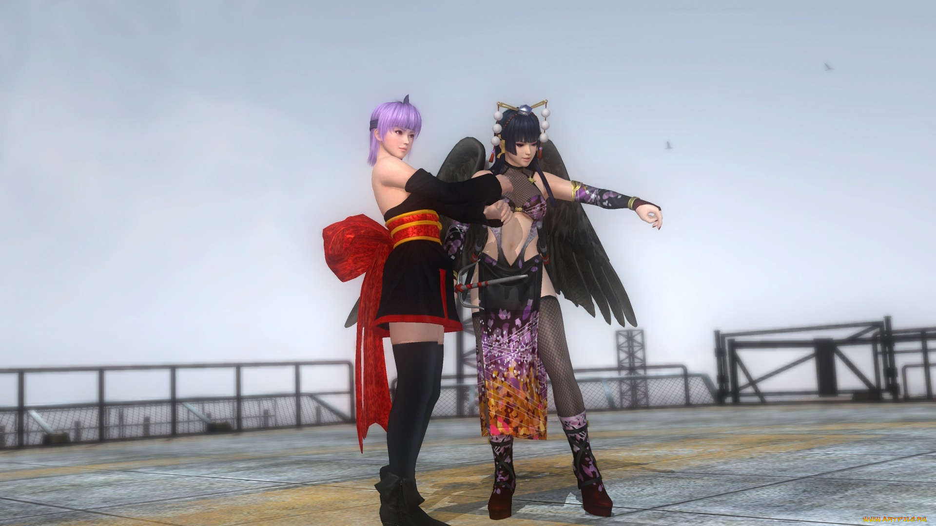 ayane and nyotengu black ninja, 3 ,  , anime, , , , 